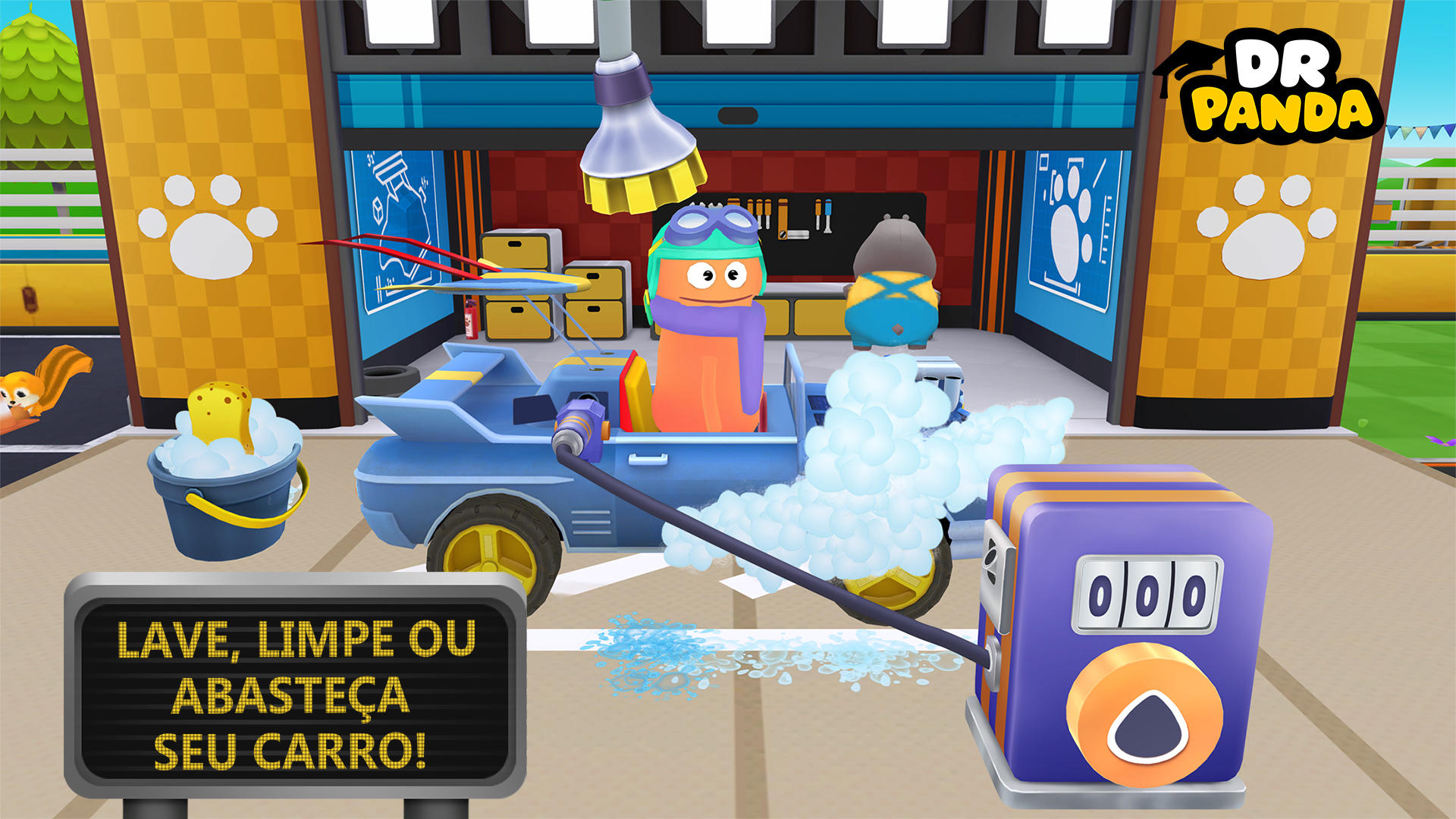 Captura de Tela do Jogo Dr. Panda Racers
