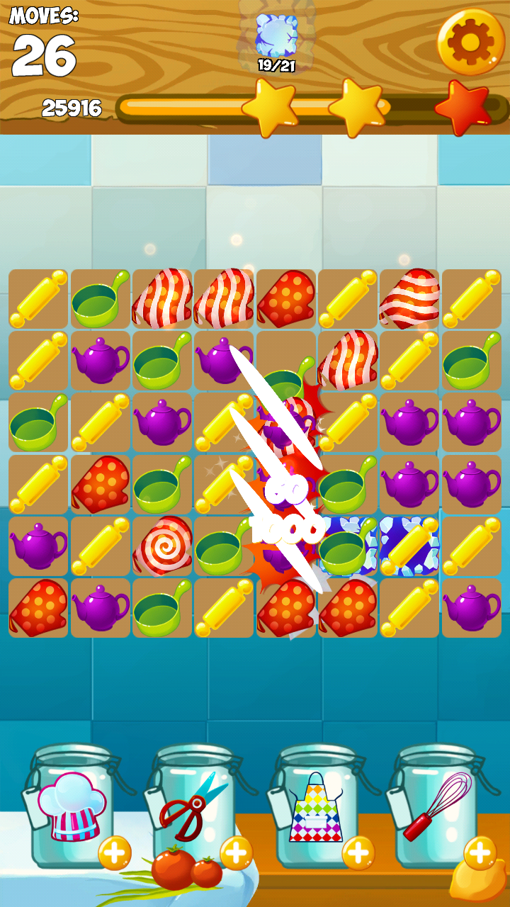 Chef Kitchen Cooking: Match 3 Game Screenshot