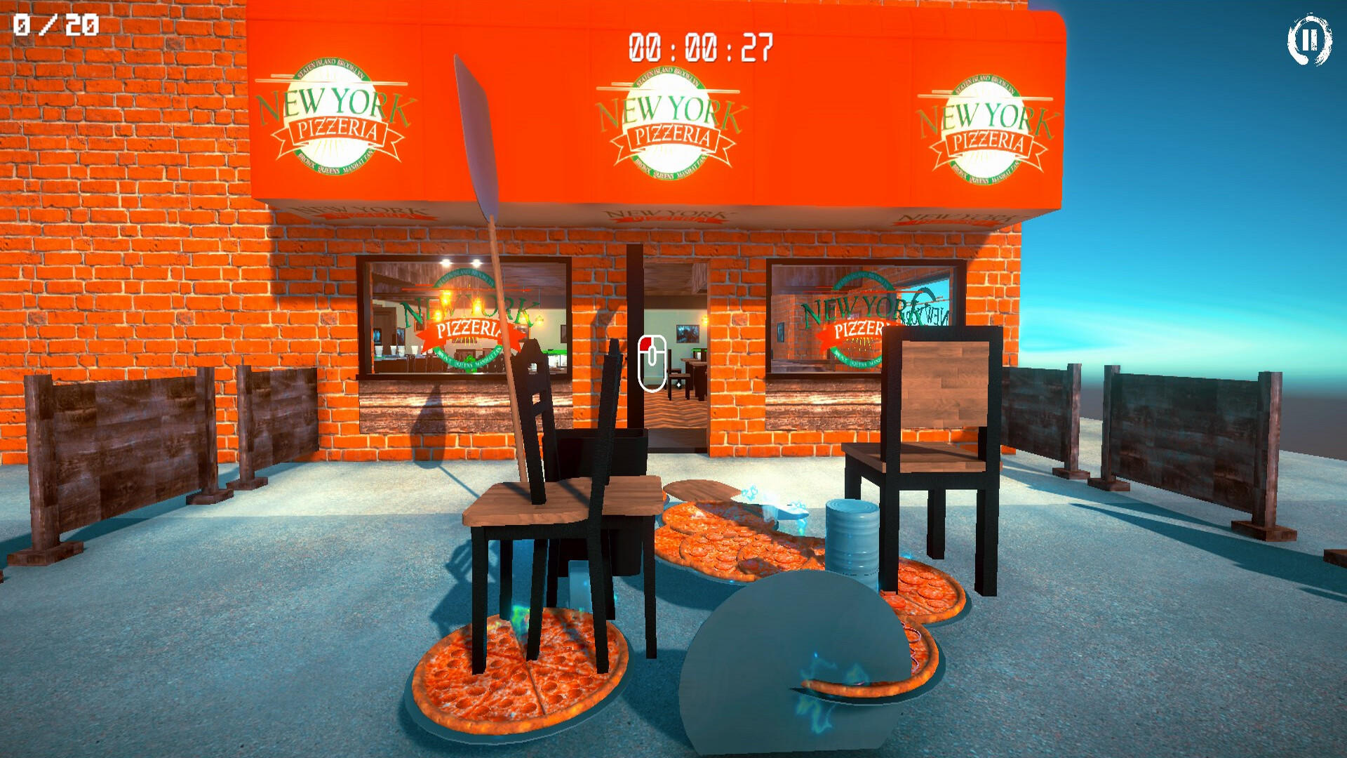 Captura de Tela do Jogo 3D PUZZLE - Pizza Shop 2