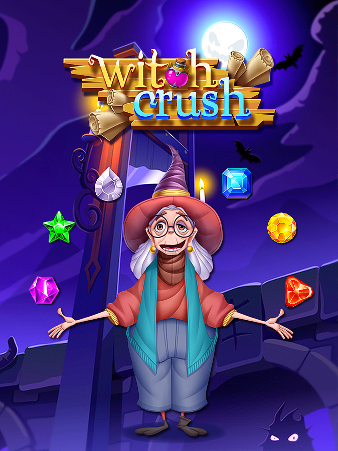 Screenshot of Witch Crush Puzzle