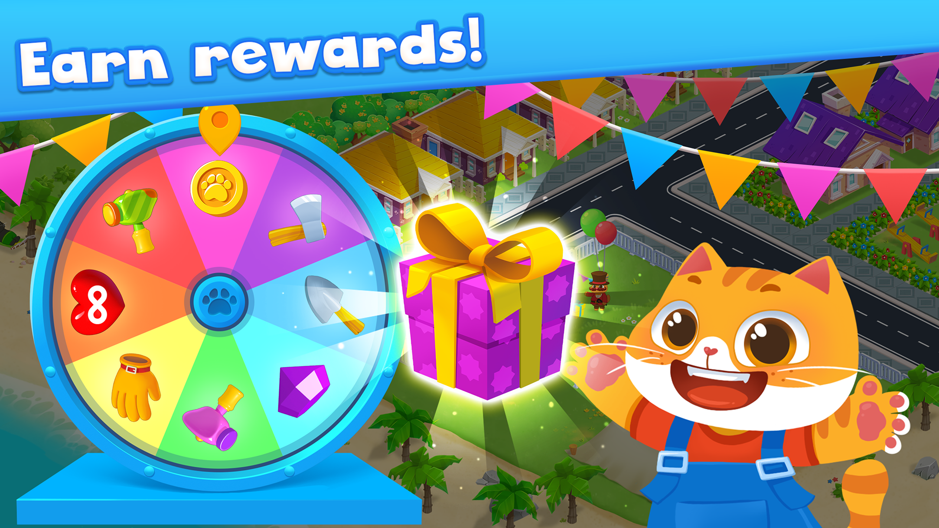 Tabby Town 遊戲截圖