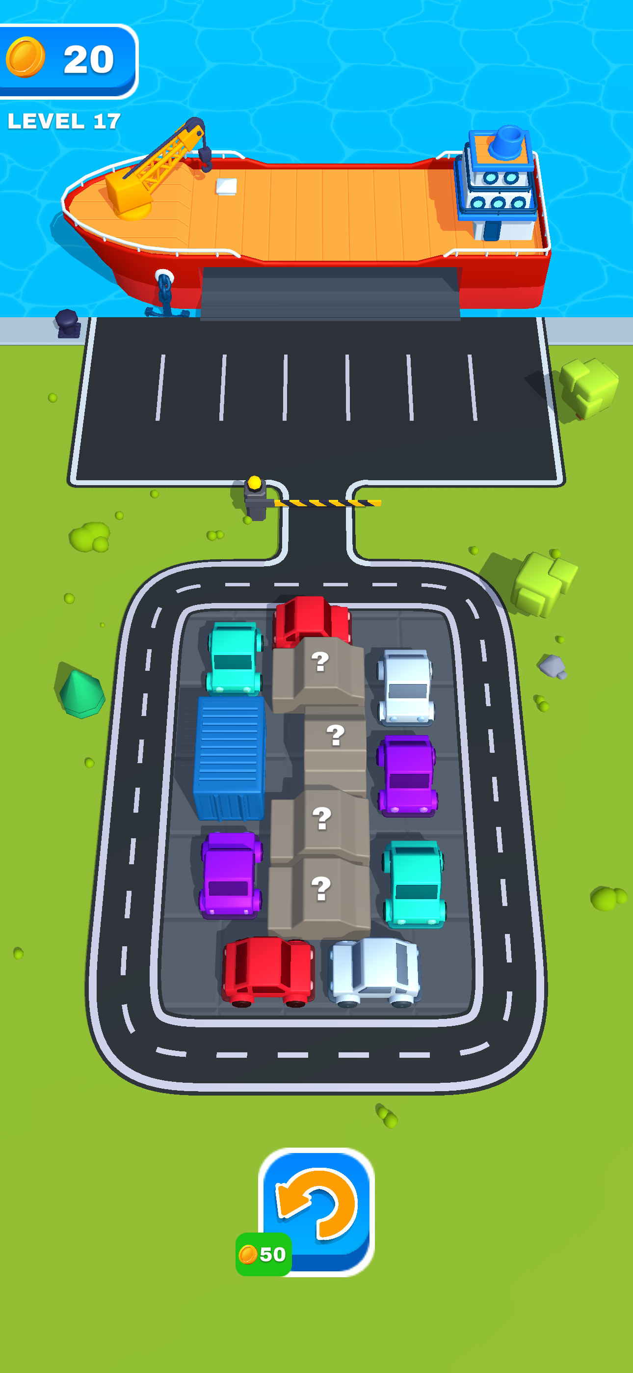 Parking Match Game Screenshot
