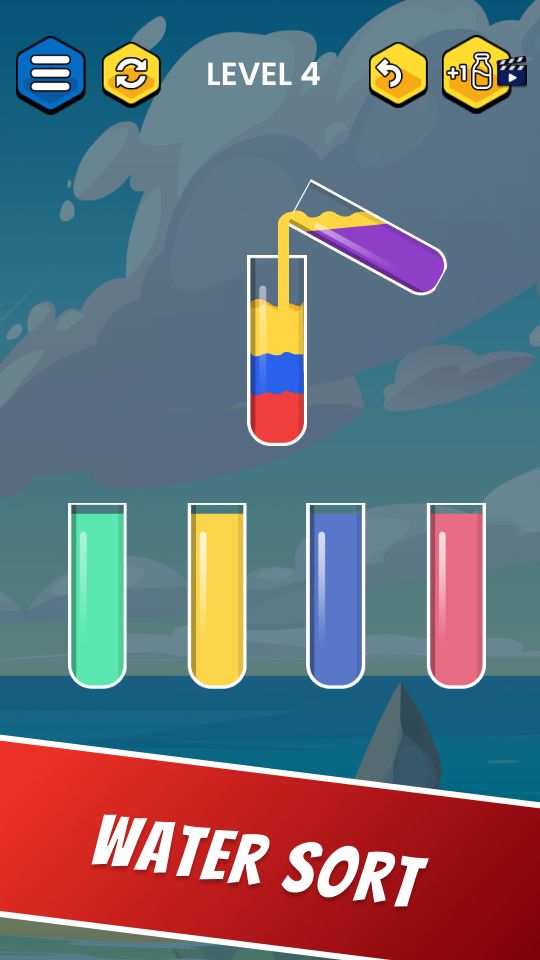 Screenshot of Water Sort Puzzle: Color Sort