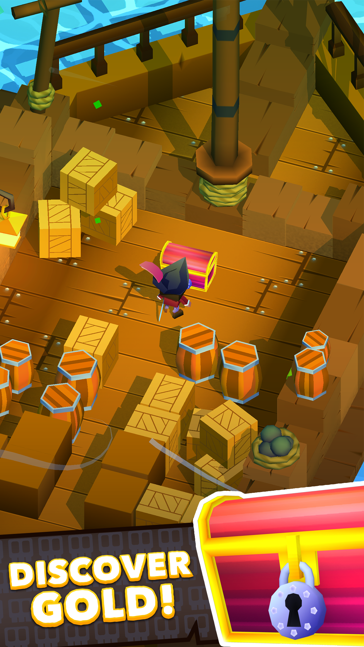 Скриншот игры Blocky Pirates