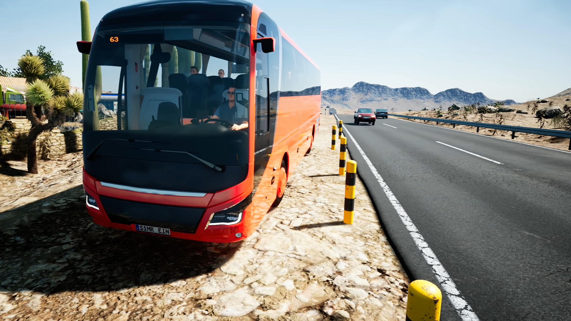 Bus Simulator: Highway Tour Game Screenshot