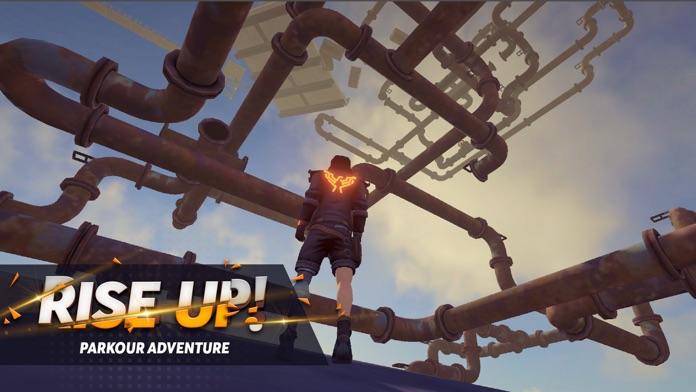 Screenshot of UP! Parkour Game