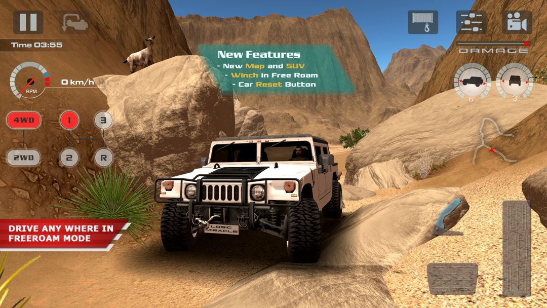 OffRoad Drive Desert 게임 스크린 샷