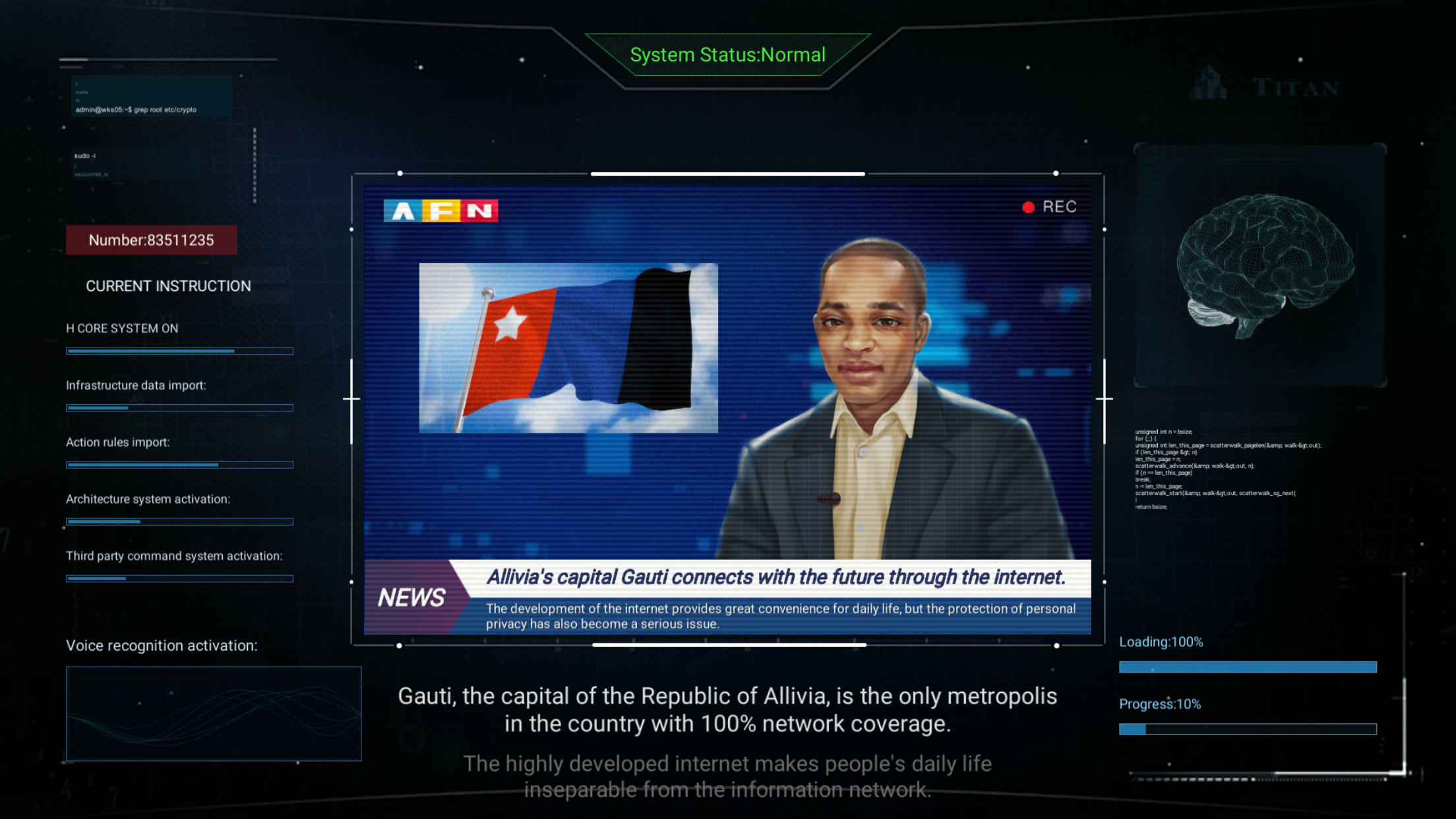 Cyber Manhunt Game Screenshot