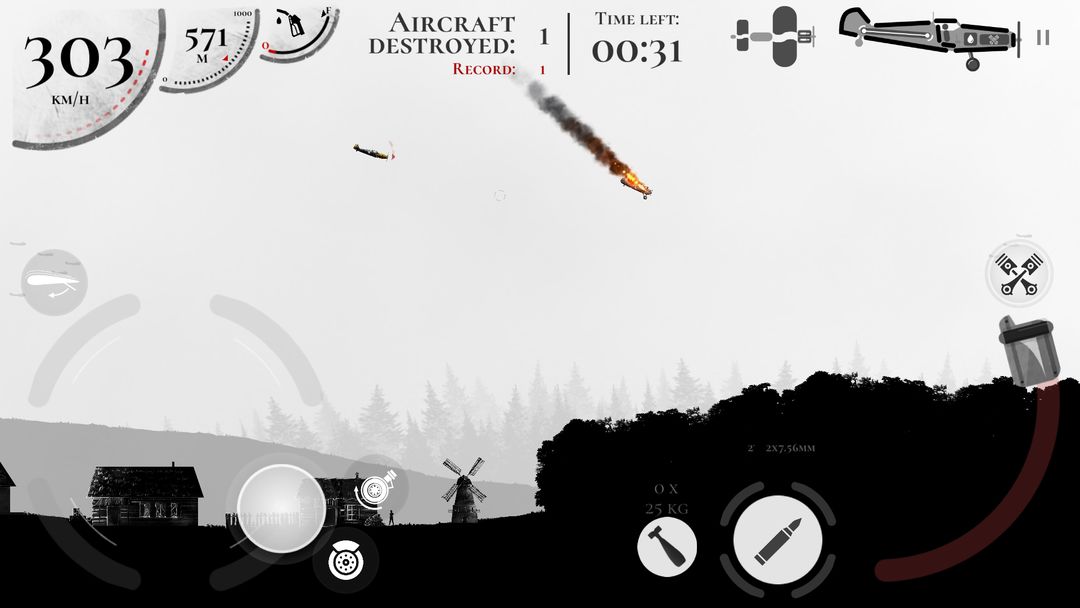 Warplanes Inc Flugzeug Spiele ภาพหน้าจอเกม
