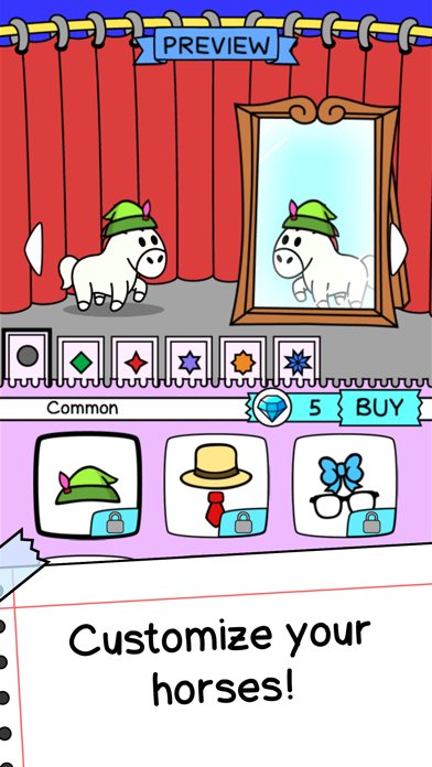 Horse Evolution: Mutant Ponies Game Screenshot