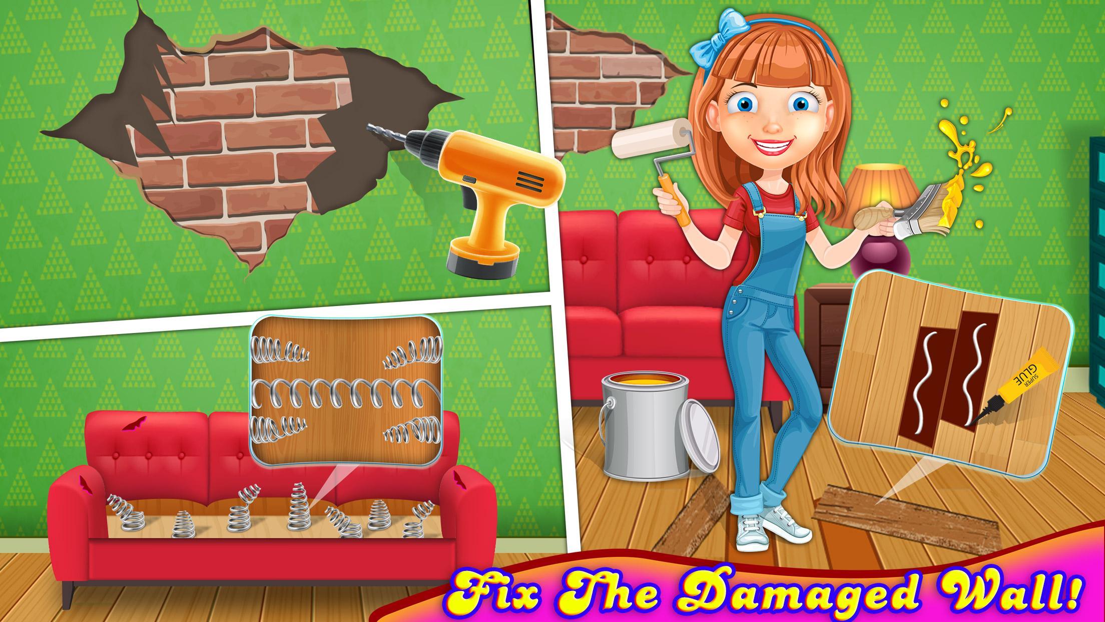 My House Makeover: Clean, Craft & Fix Game Screenshot