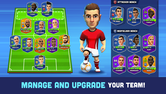 Mini Football - Mobile soccer 遊戲截圖