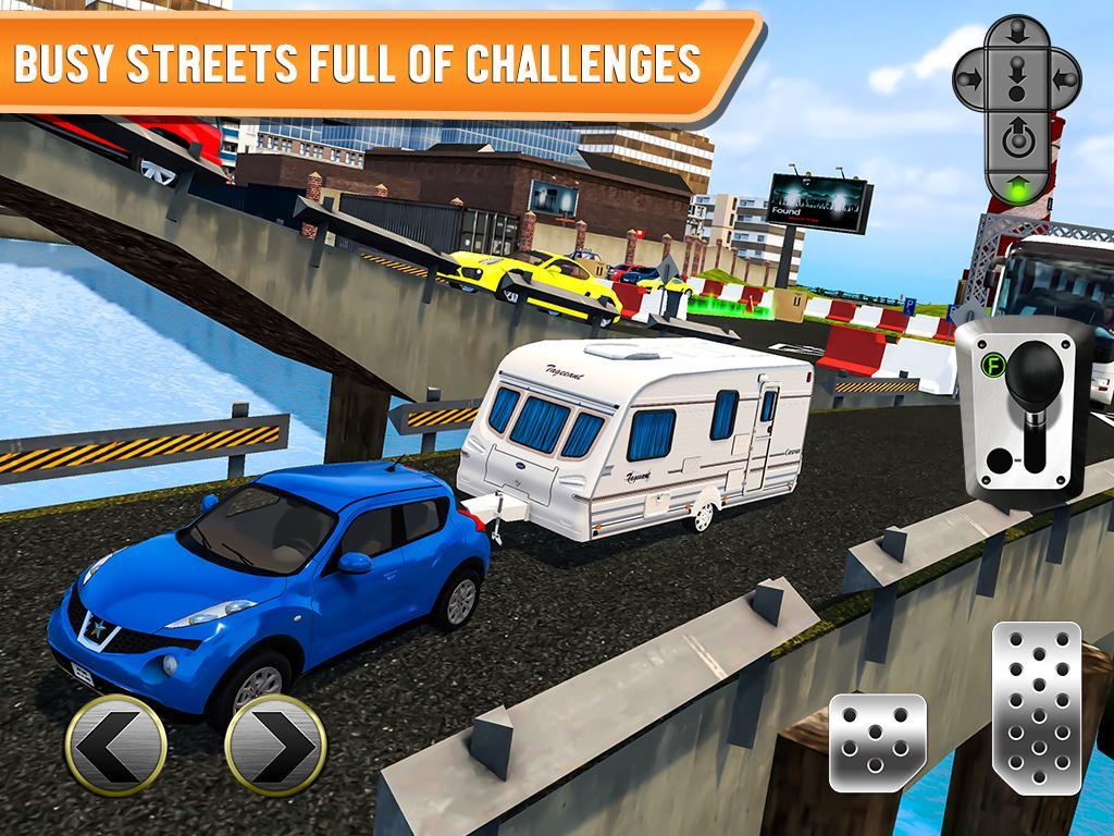 Ferry Port Trucker Parking Sim Game Screenshot