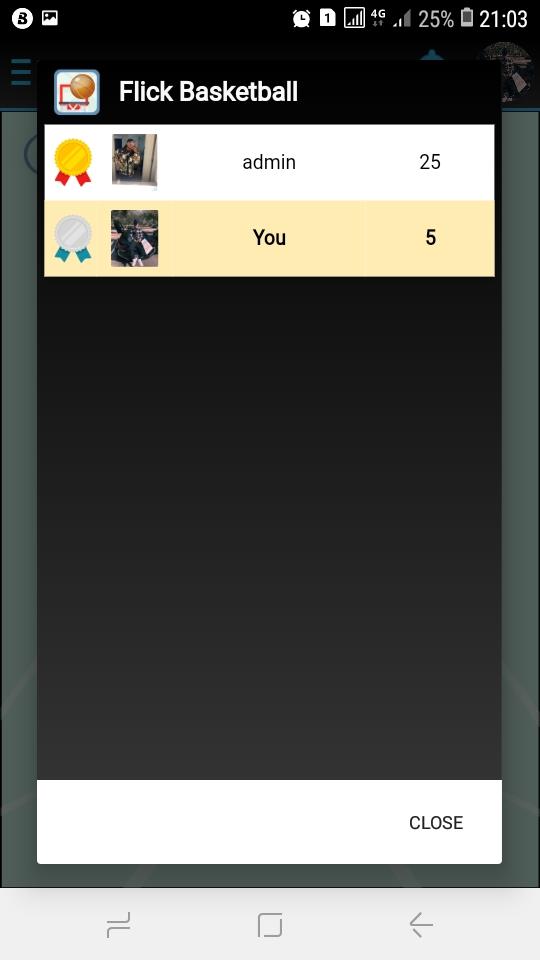 Flick basketball: Shooting 게임 스크린샷