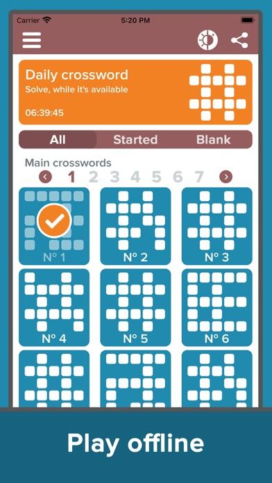 Crossword: Grand collection ภาพหน้าจอเกม