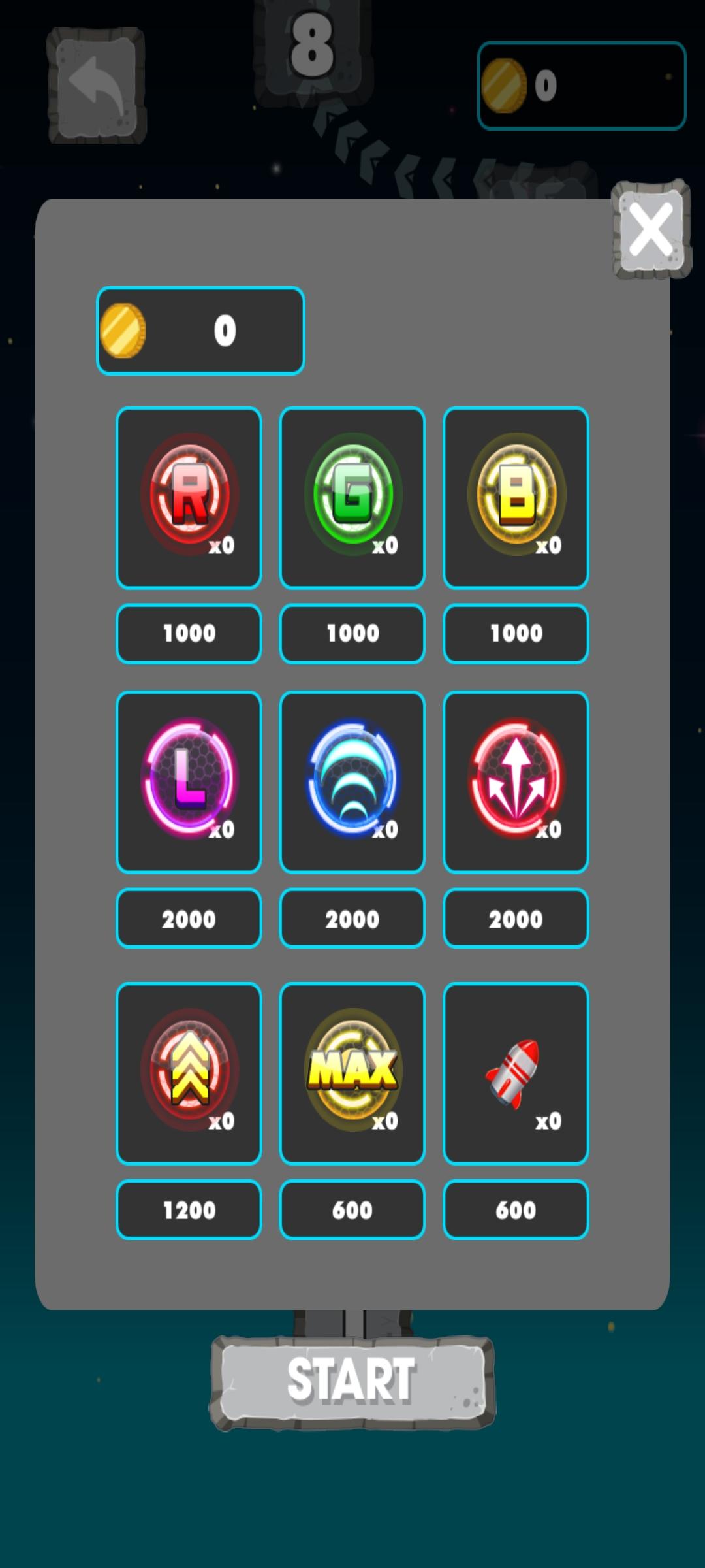 Galaxy War: Battle Spaceships Game Screenshot