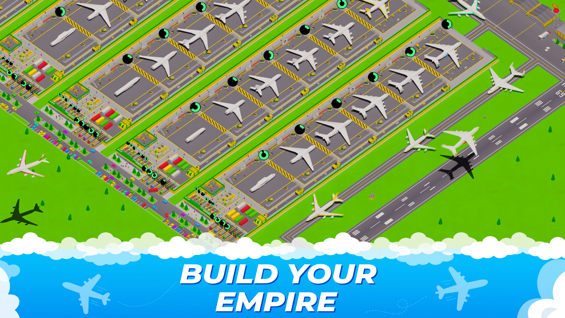 Idle Airplane: Factory Tycoon ภาพหน้าจอเกม