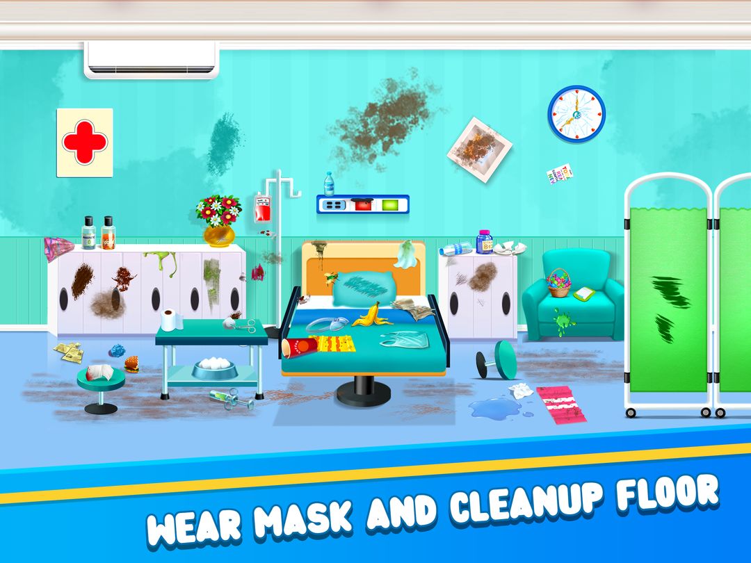 Screenshot of Hospital Cleaning Game - Keep Your Hospital Clean