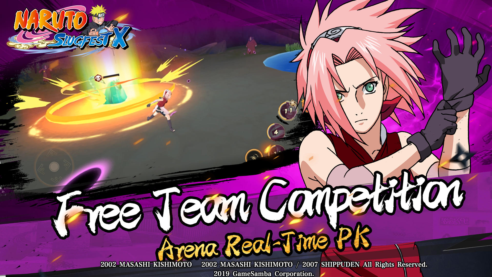Naruto:SlugfestX Game Screenshot