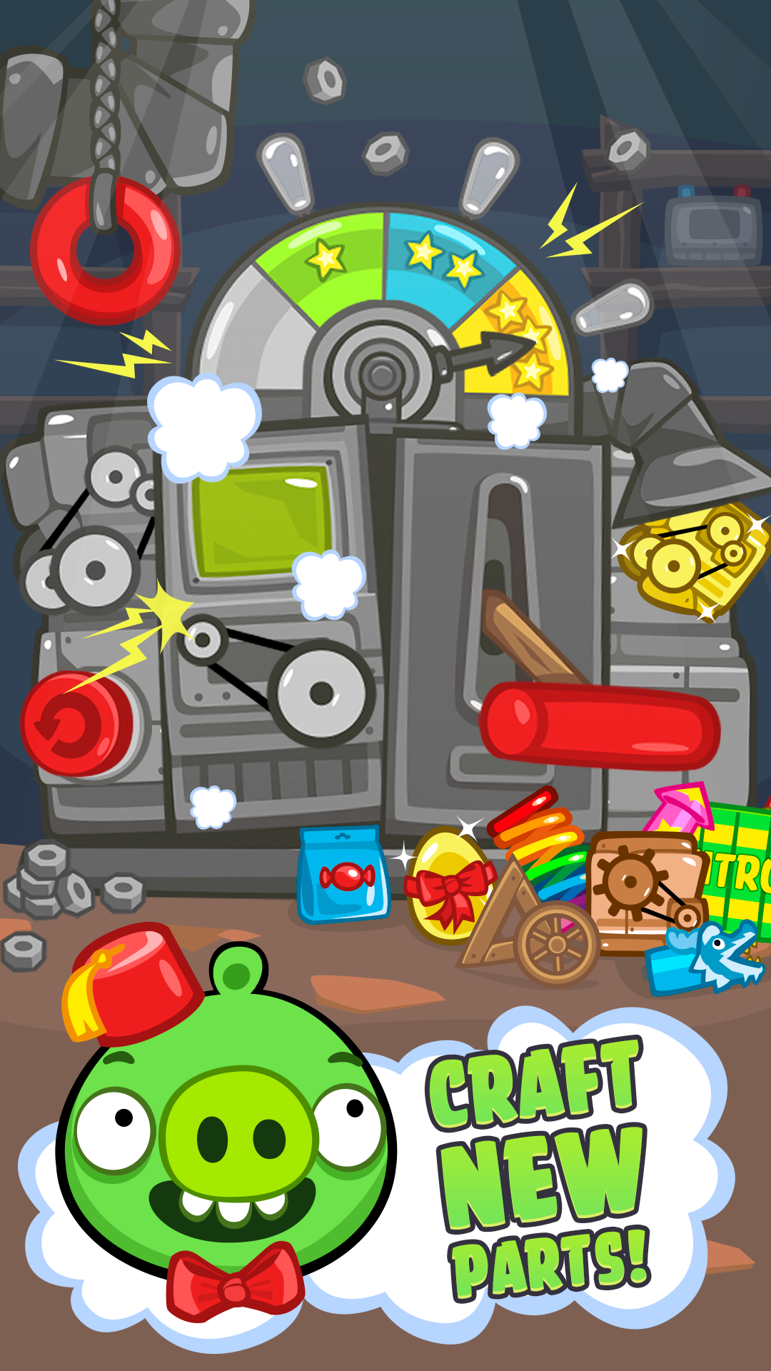 Bad Piggies HD ภาพหน้าจอเกม