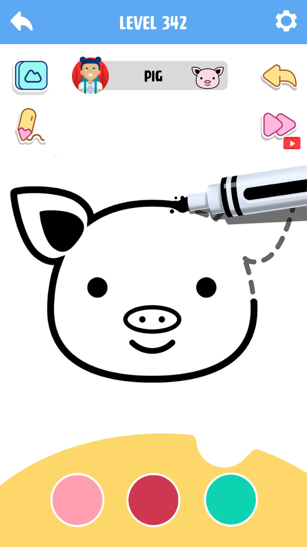 Coloring Game: Little artist Game Screenshot