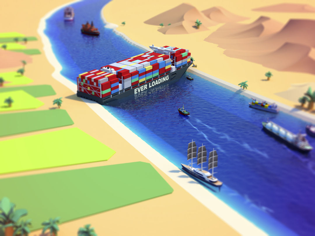Sea Port: สร้าง Town & Ship Cargo ในซิม Strategy ภาพหน้าจอเกม