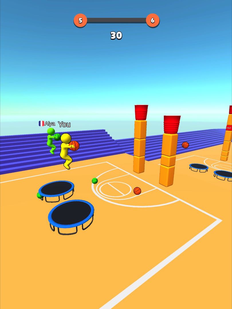 Jump Dunk 3D 게임 스크린 샷