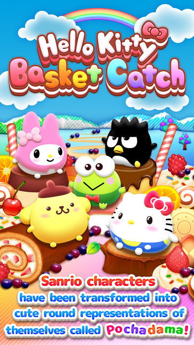 Hello Kitty Basket Catch screenshot game