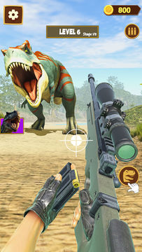 Cuplikan Layar Game Dinosaur Hunting King Sim Game