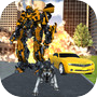 Icon of Drift Car Robot vs Battle Wolf