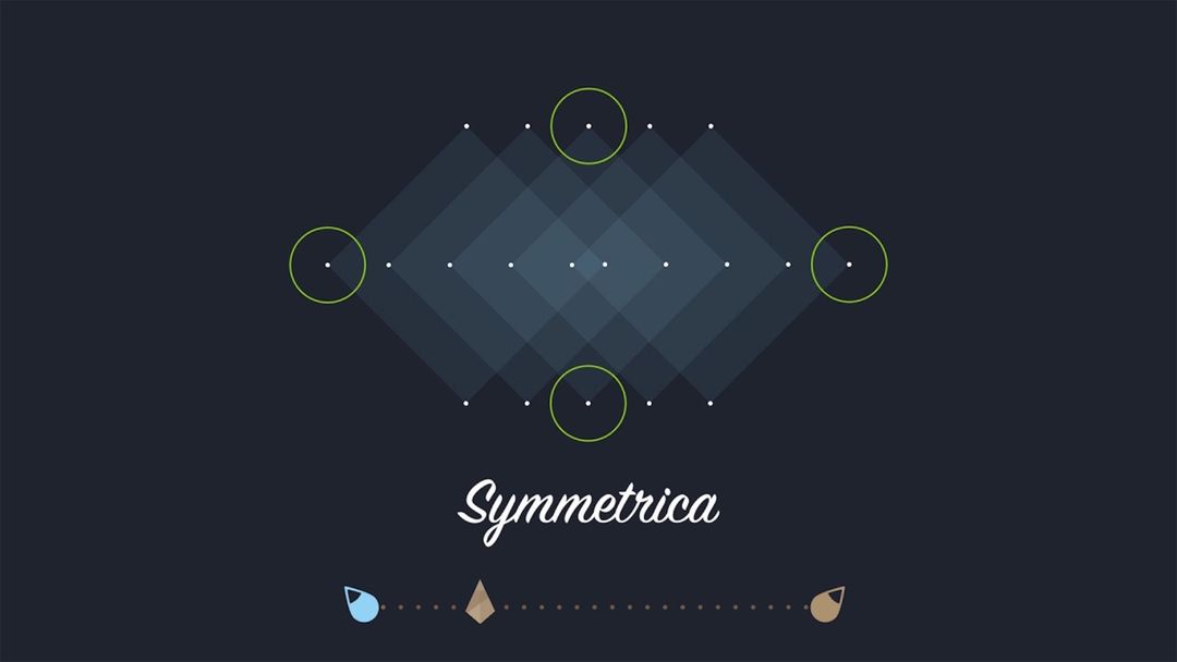 Symmetrica - Minimalistic game 게임 스크린 샷