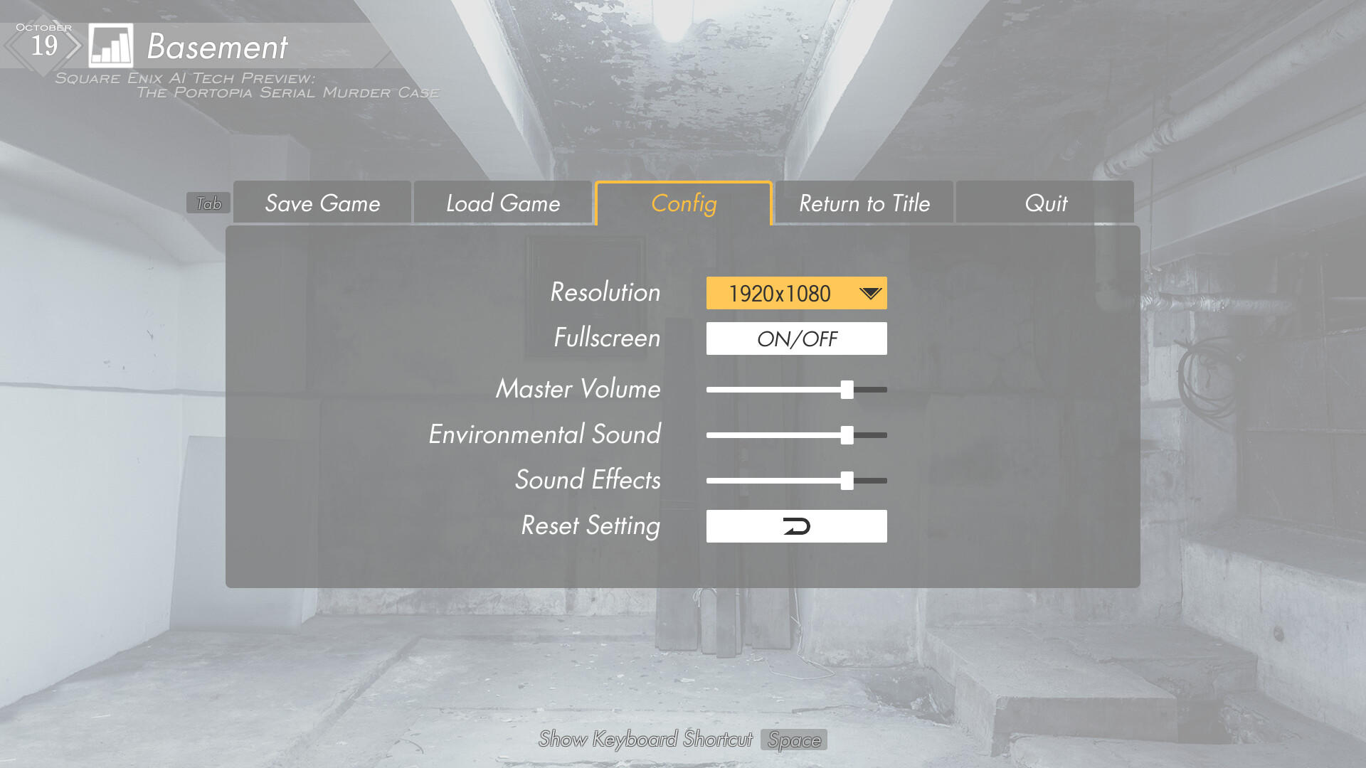 SQUARE ENIX AI Tech Preview: THE PORTOPIA SERIAL MURDER CASE 게임 스크린 샷