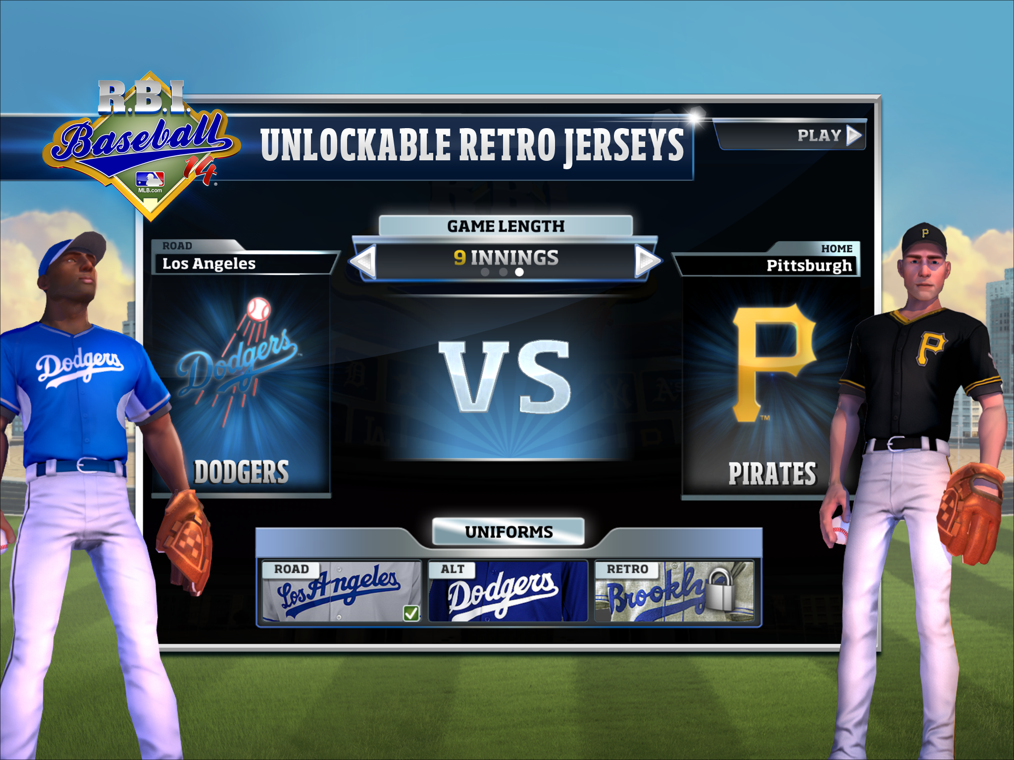 Cuplikan Layar Game R.B.I. Baseball 14