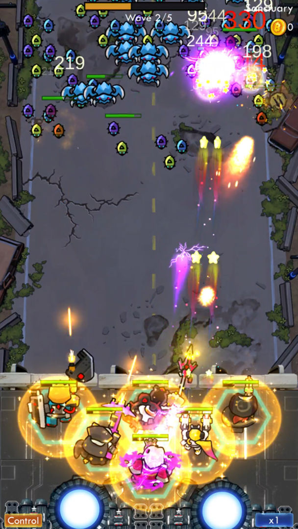 Cyber War: Idle Tower Defense Games screenshot game