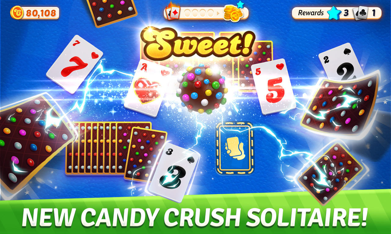 Candy Crush Solitaire Game Screenshot