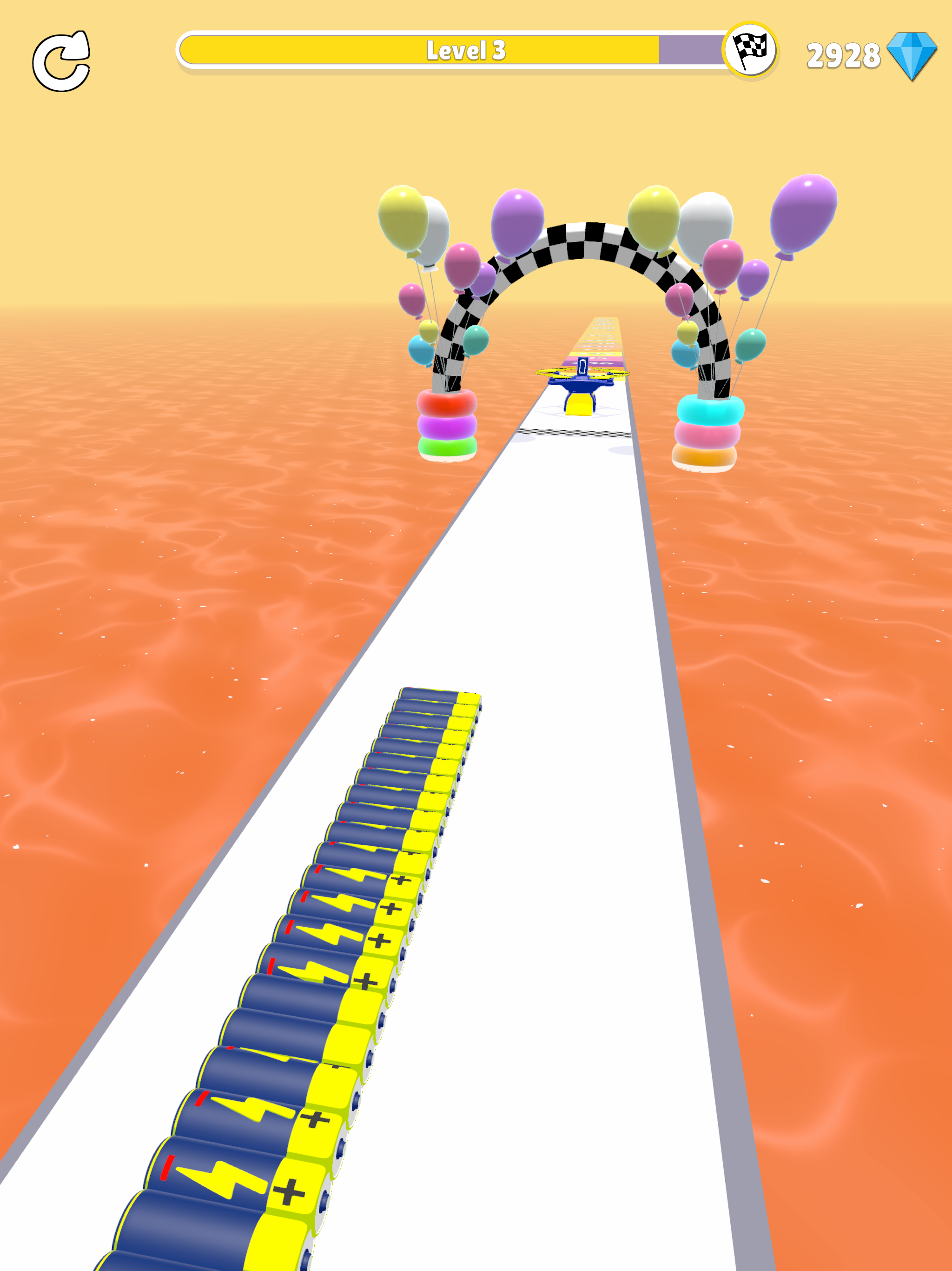 Скриншот игры Battery Run