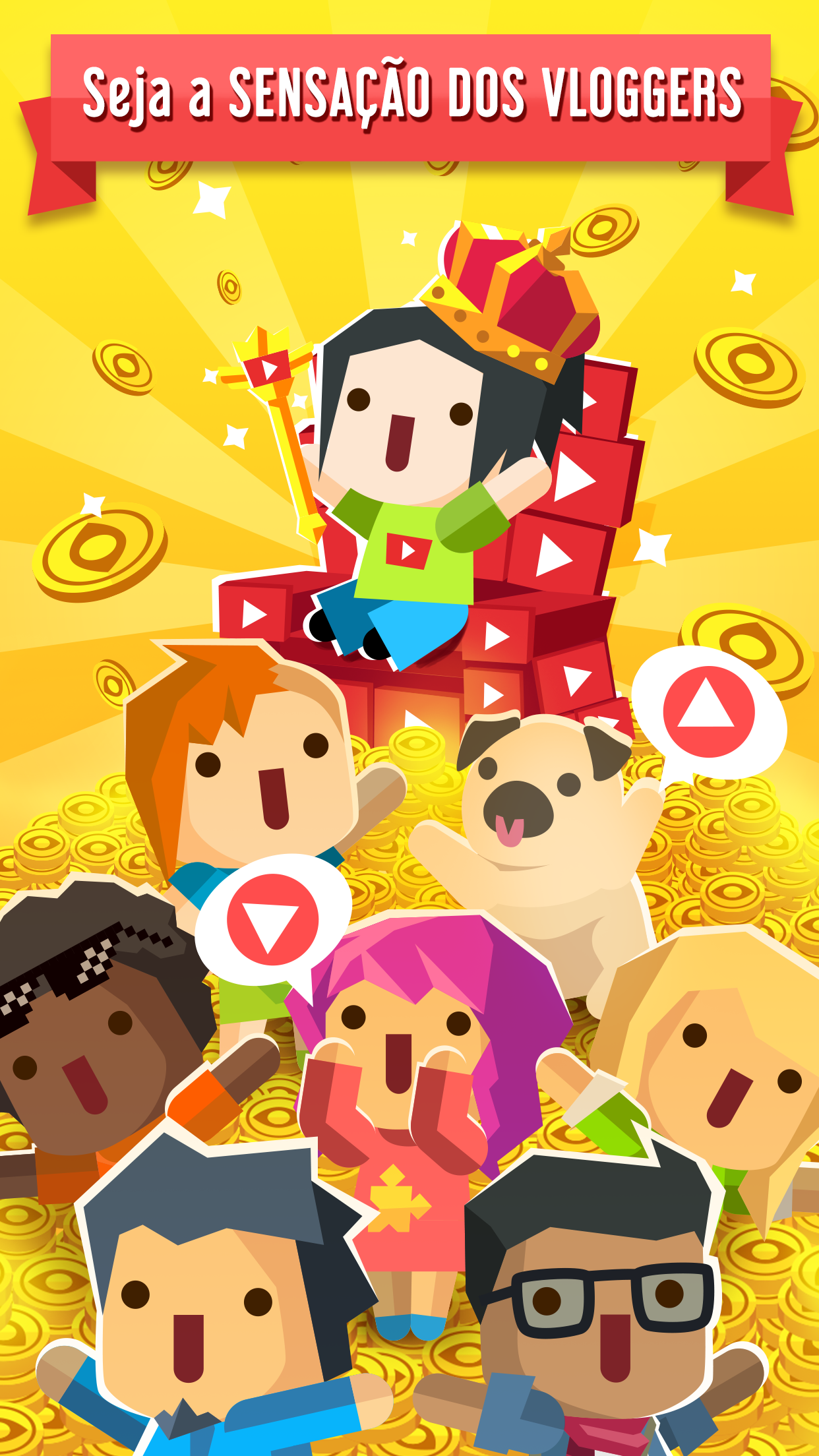 Captura de Tela do Jogo Vlogger Go Viral: Jogo Tuber