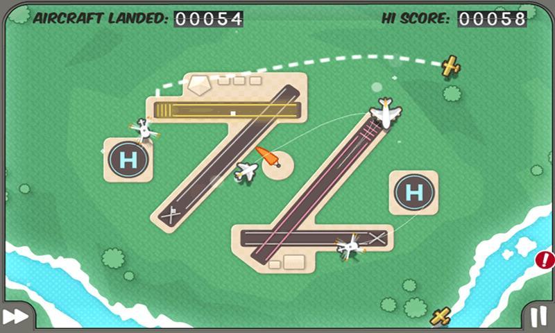 Flight Control Game Screenshot