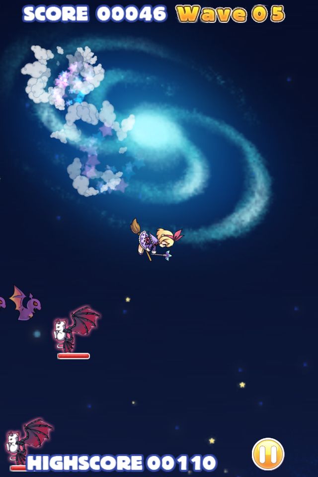 Flight of the Girl Witch screenshot game