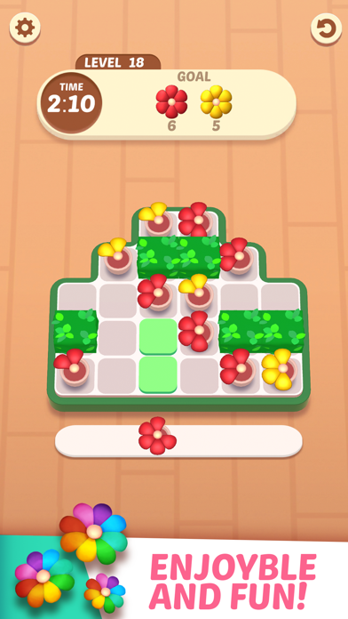 Flower Stack Game Screenshot