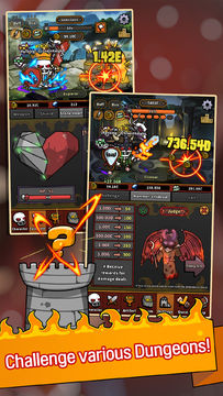 IDLE Ghost Knight Game Screenshot