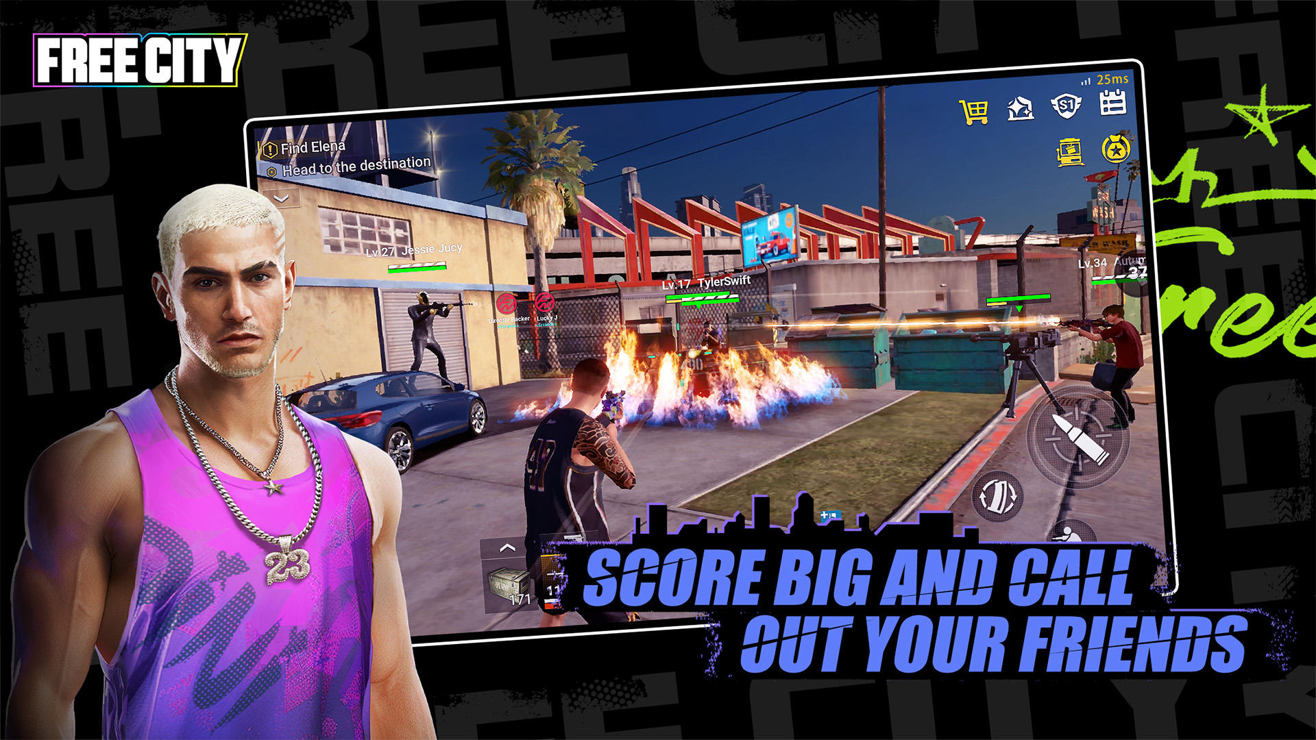 Garena Free City Game Screenshot