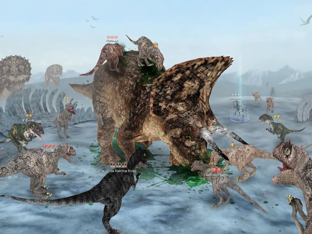 Screenshot of Dinos Online