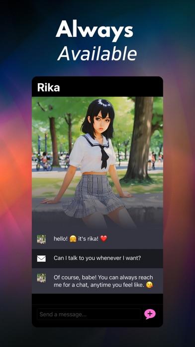 Waifu Chat AI Anime Girlfriend Game Screenshot