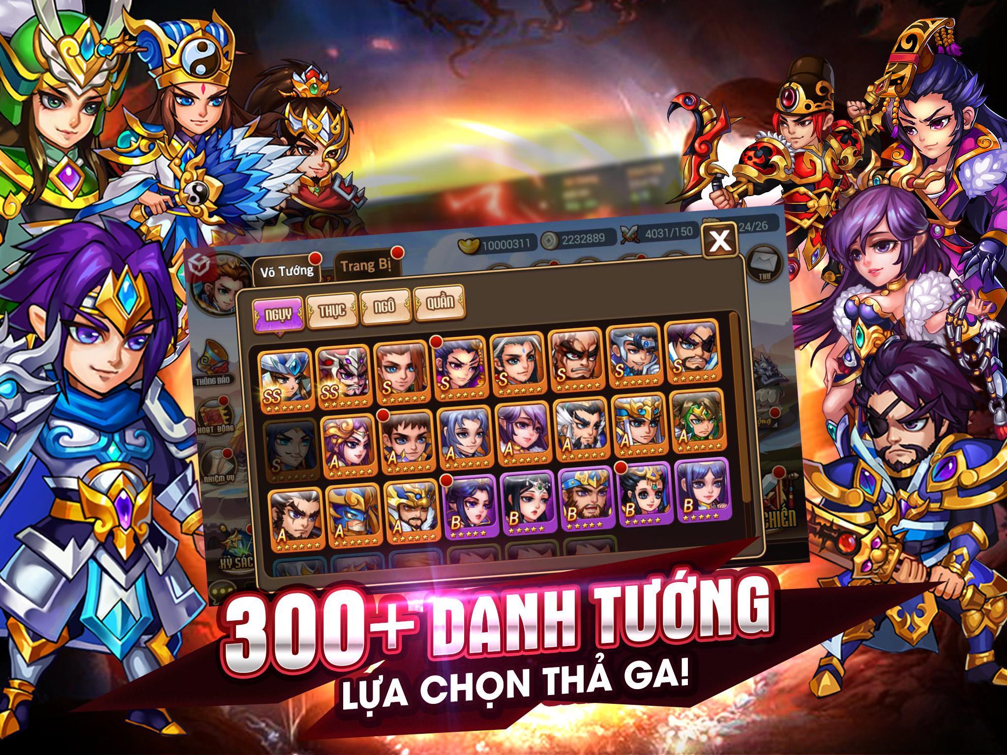 Soái Ca Tam Quốc Game Screenshot