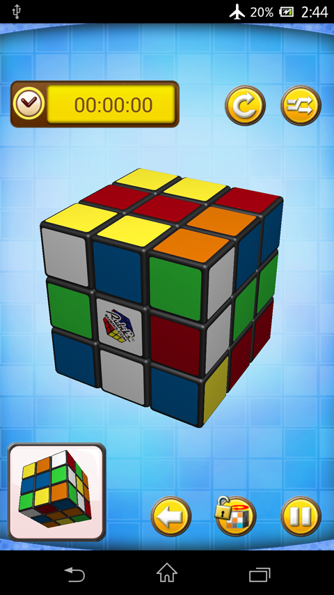 体験！６面完成＠ルービックキューブ Game Screenshot