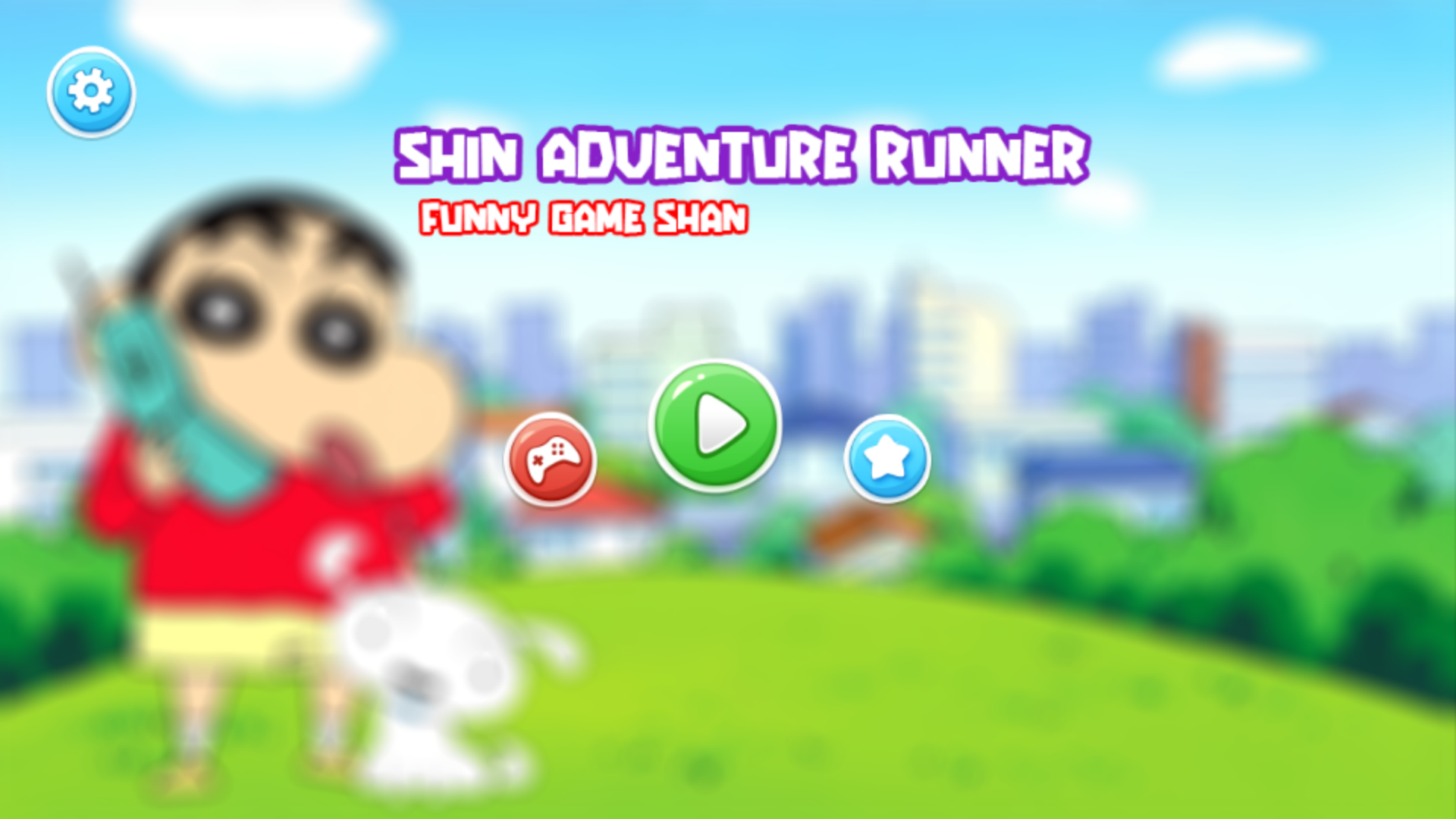 Cuplikan Layar Game Super Shin chan Game Family Go