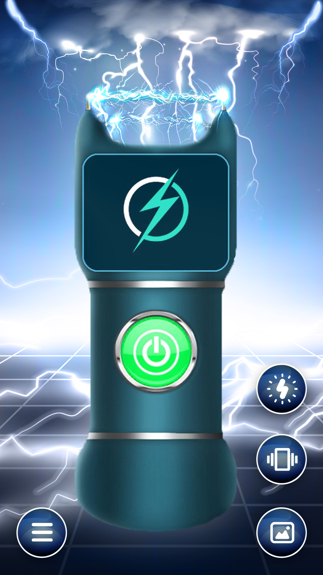 Stun Gun Shock Taser Simulator Game Screenshot