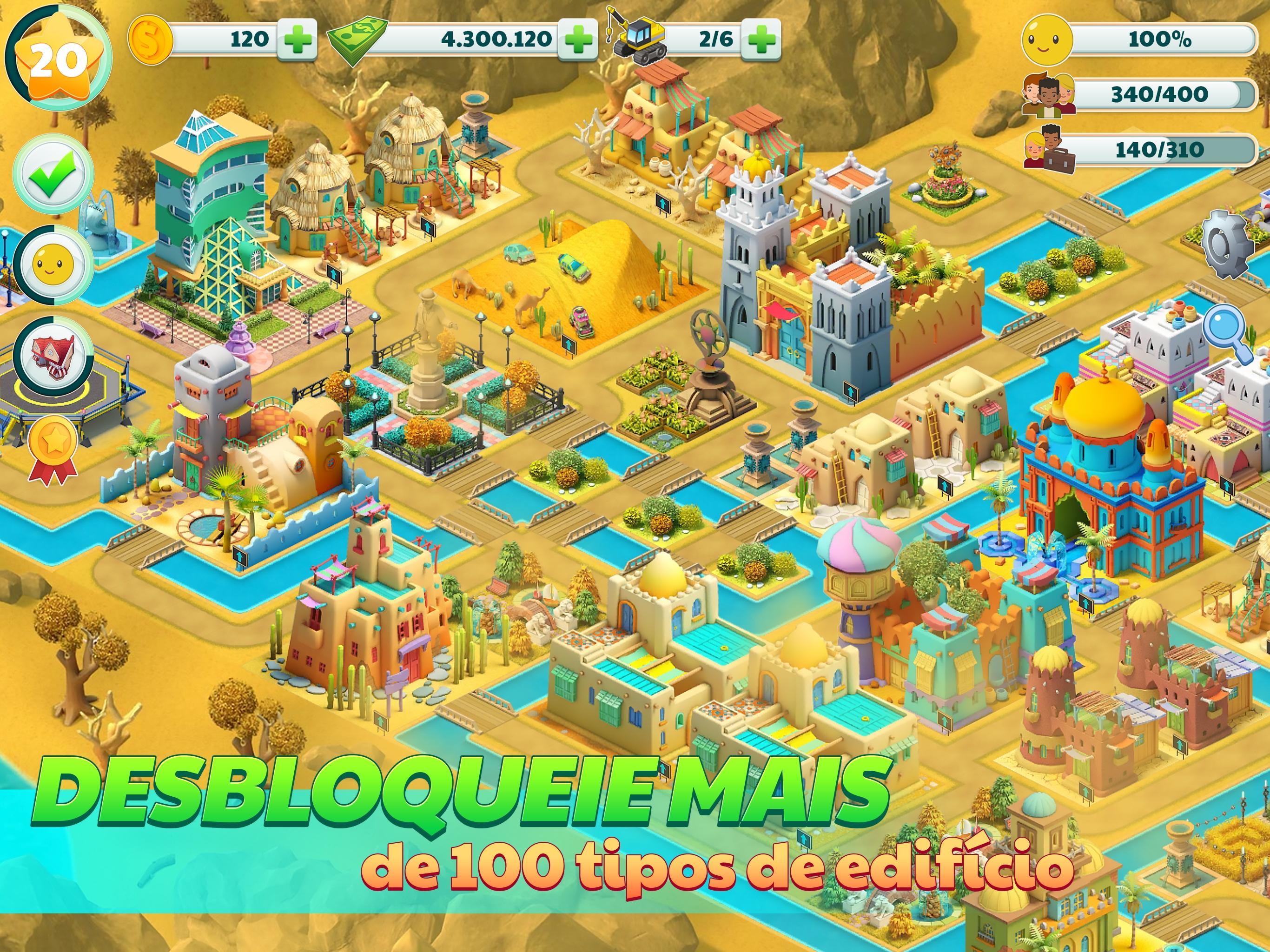 Captura de Tela do Jogo Town City - Village Building S