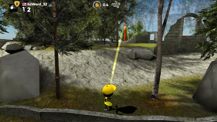 Screenshot 1 of Stickman Disc Golf Battle 1.1.1